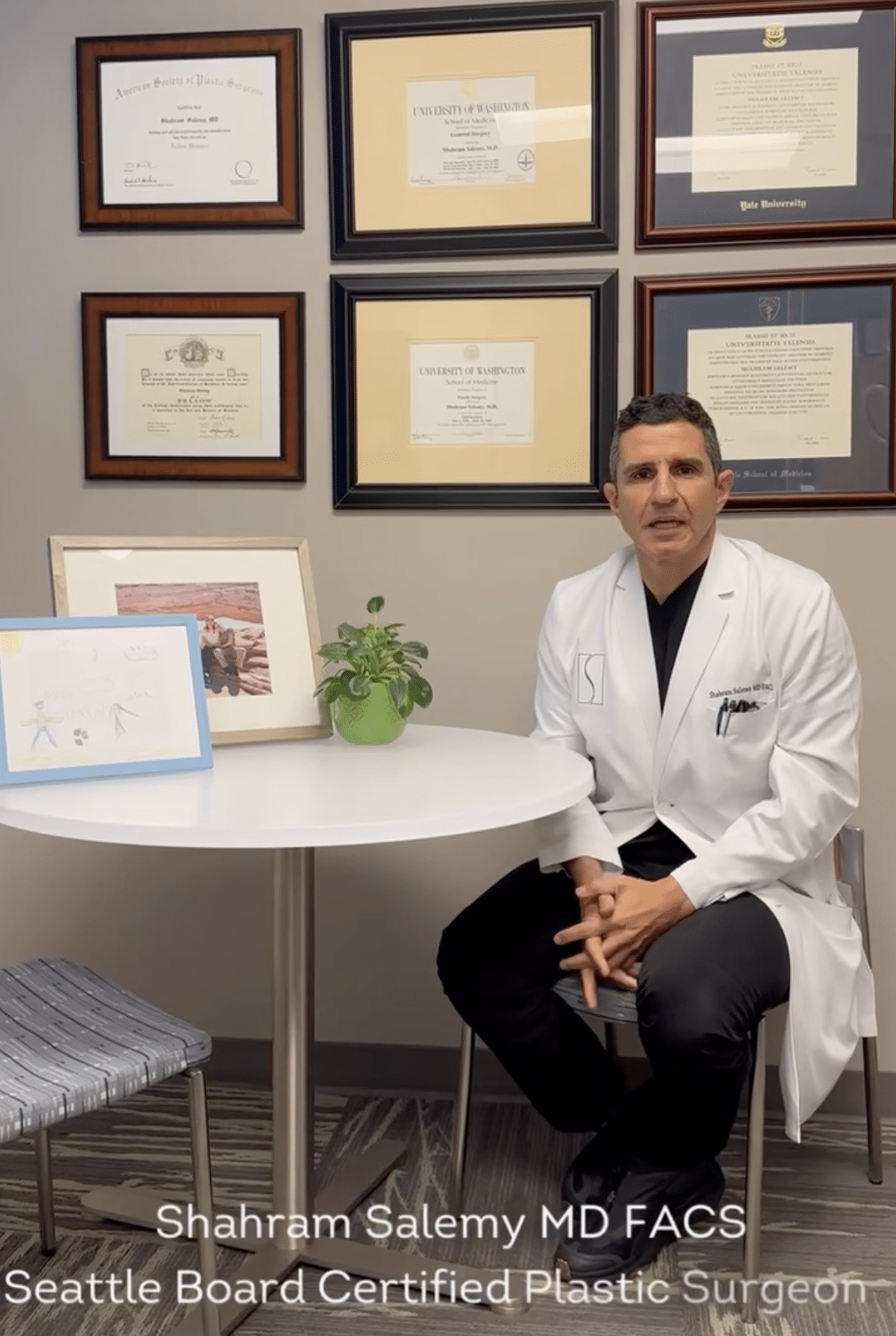 Dr. Salemy and Motiva Ergonomix Mini implants to correct asymmetry.